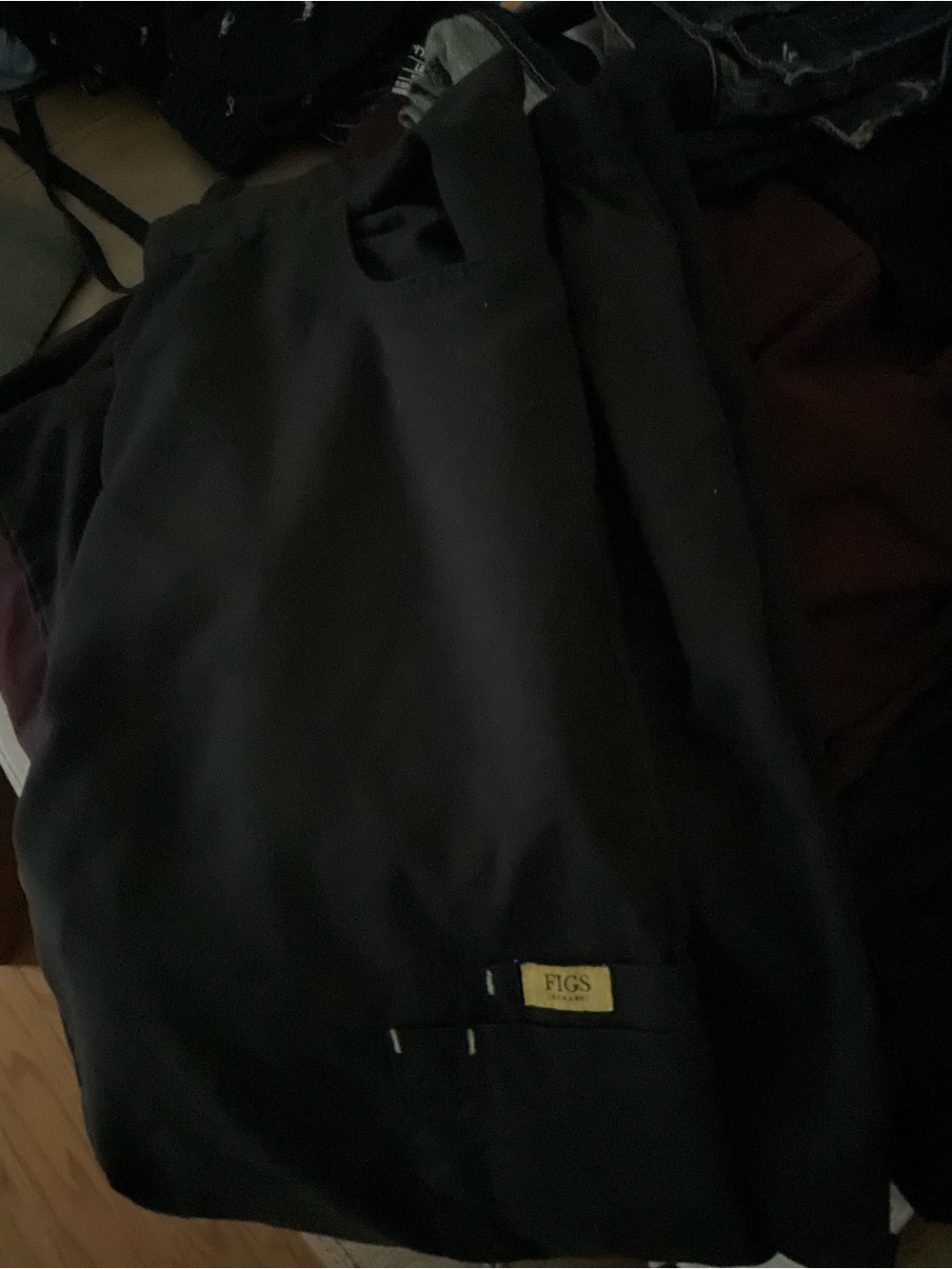 FIGS Black Scrub Pants